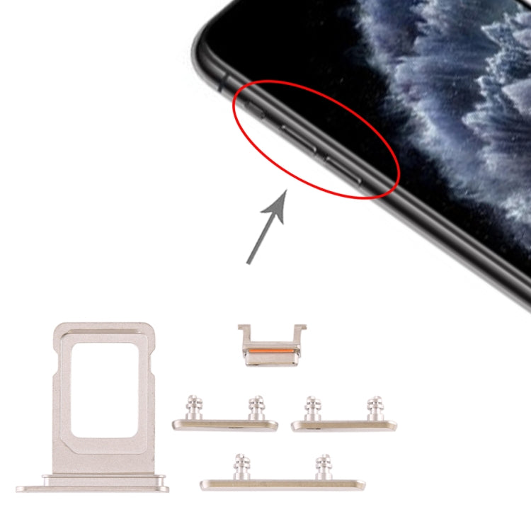 適用於 iPhone 11 Pro Max / 11 Pro SIM卡+SIM卡 雙卡卡托 帶側鍵