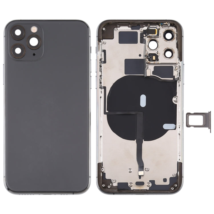 適用於iPhone 11 Pro Max 替換后蓋帶邊鍵&無線充電模塊&開機音量排線&卡托