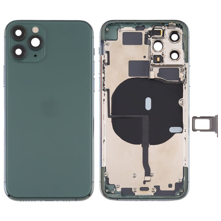 適用於iPhone 11 Pro Max 替換后蓋帶邊鍵&無線充電模塊&開機音量排線&卡托