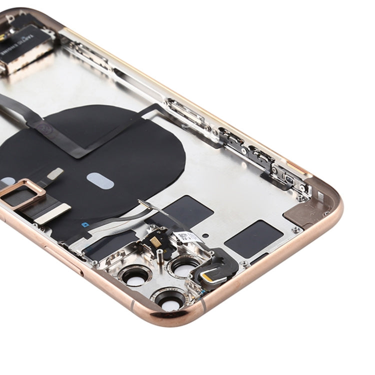 適用於 iPhone 11 Pro 替換后蓋總成 帶邊鍵&無線充電模塊&開機音量排線&卡托&馬達&喇叭&相圈