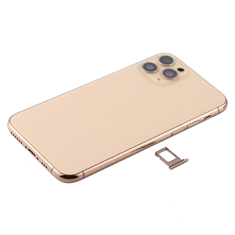 適用於 iPhone 11 Pro Max 替換后蓋總成 帶邊鍵&無線充電模塊&開機音量排線&卡托&馬達&喇叭&相圈