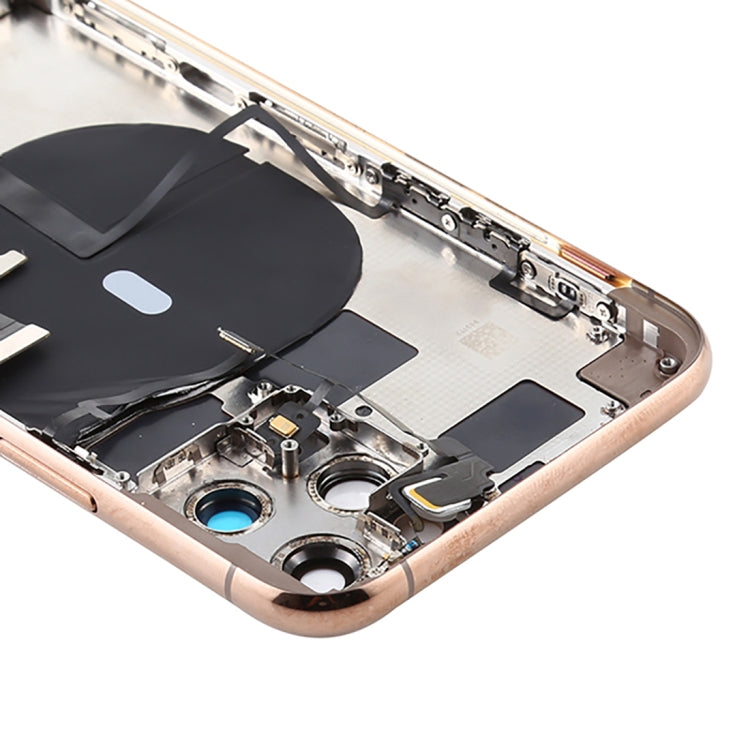 適用於 iPhone 11 Pro Max 替換后蓋總成 帶邊鍵&無線充電模塊&開機音量排線&卡托&馬達&喇叭&相圈