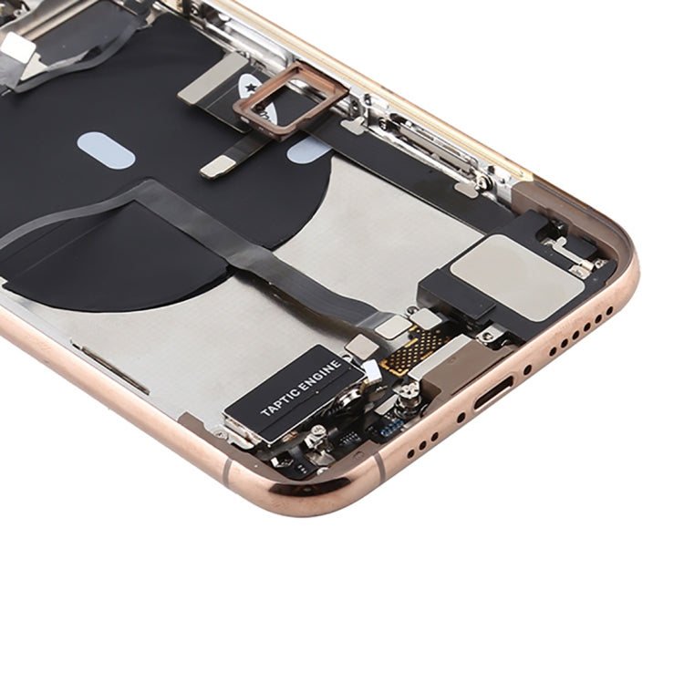 適用於 iPhone 11 Pro Max 替換后蓋總成 帶邊鍵&無線充電模塊&開機音量排線&卡托&馬達&喇叭&相圈