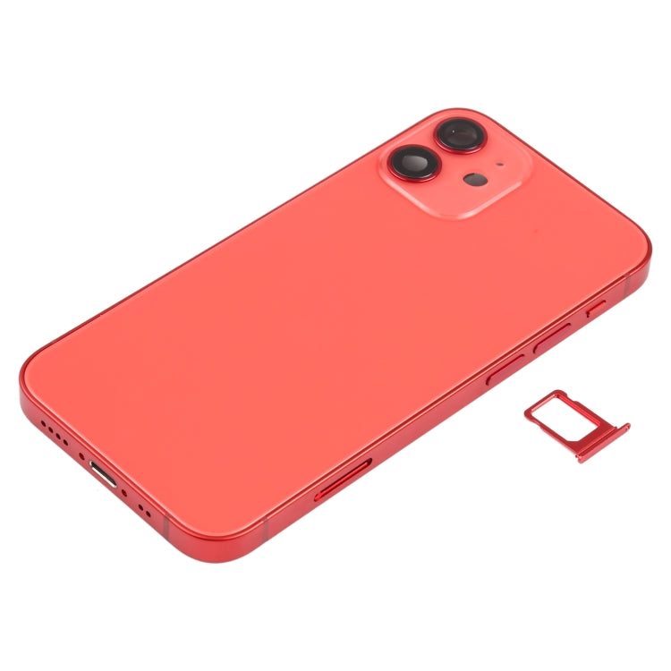 適用於iPhone 12 Mini 替換后蓋帶邊鍵&無線充電模塊&開機音量排線&卡托
