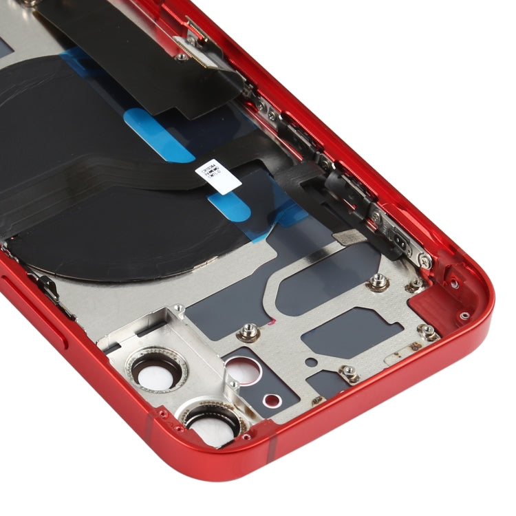 適用於iPhone 12 Mini 替換后蓋總成帶邊鍵&無線充電模塊&開機音量排線&卡托&馬達&喇叭&尾插&相圈