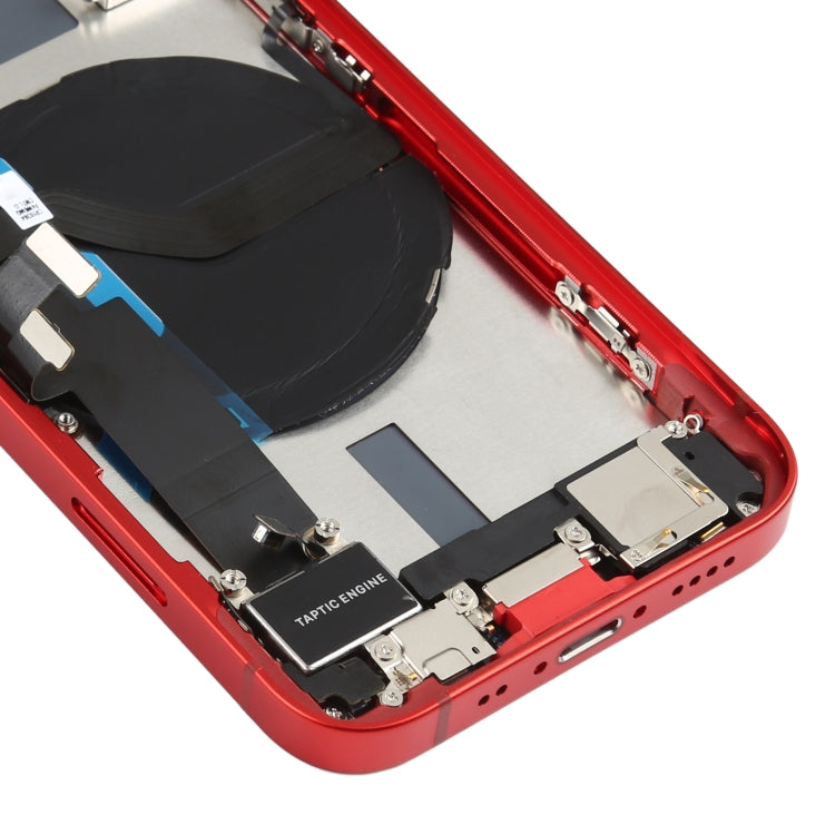 適用於iPhone 12 Mini 替換后蓋總成帶邊鍵&無線充電模塊&開機音量排線&卡托&馬達&喇叭&尾插&相圈