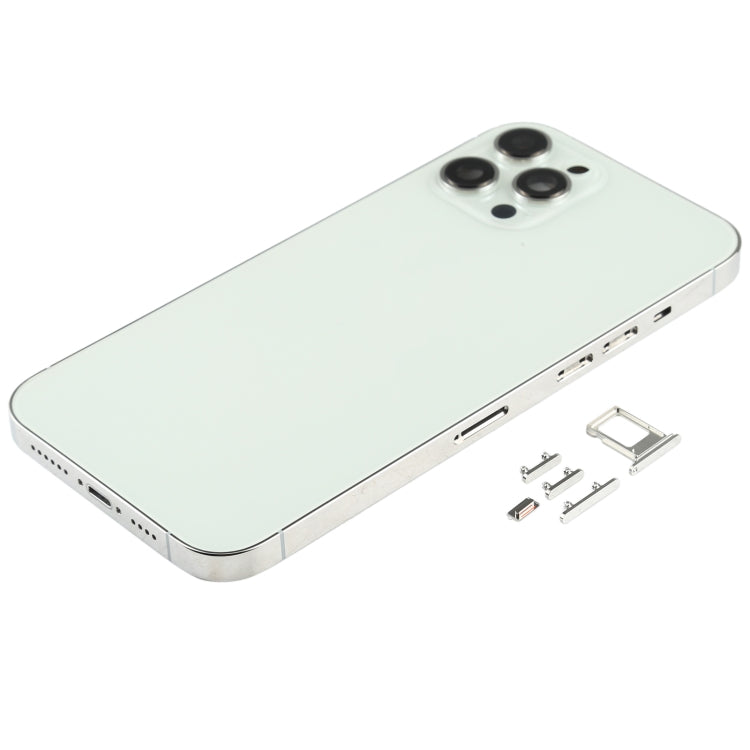 適用於iPhone 12 Pro Max 替換后蓋帶相圈卡托和邊鍵，外殼