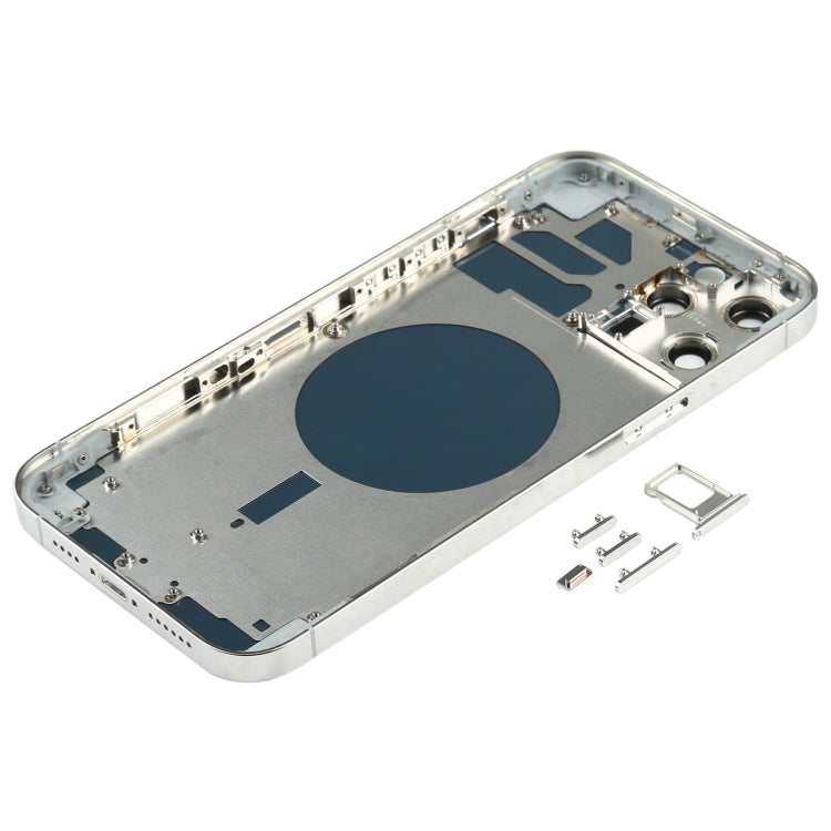 適用於iPhone 12 Pro Max 替換后蓋帶相圈卡托和邊鍵，外殼