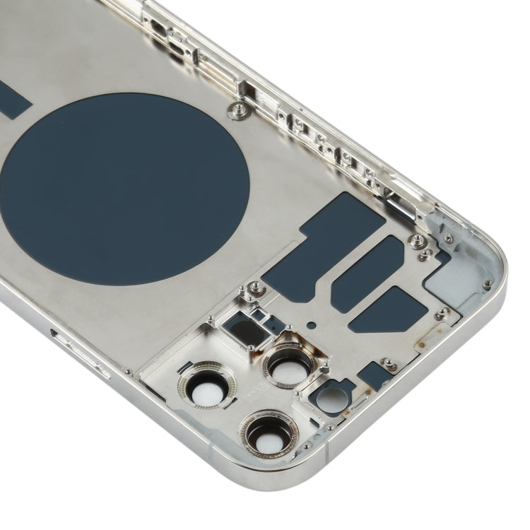 適用於iPhone 12 Pro Max 替換后蓋帶相圈卡托和邊鍵，外殼