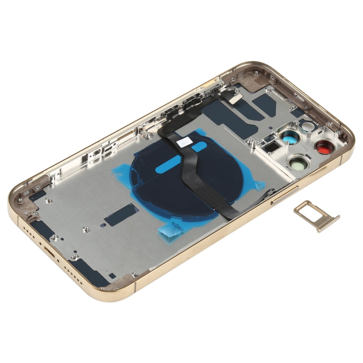 適用於iPhone 12 Pro Max 替換后蓋帶邊鍵&無線充電模塊&開機音量排線&卡托