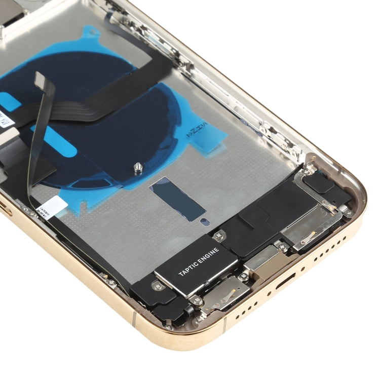 適用於iPhone 12 Pro Max 替換后蓋總成帶邊鍵&無線充電模塊&開機音量排線&卡托&馬達&喇叭&尾插&相圈