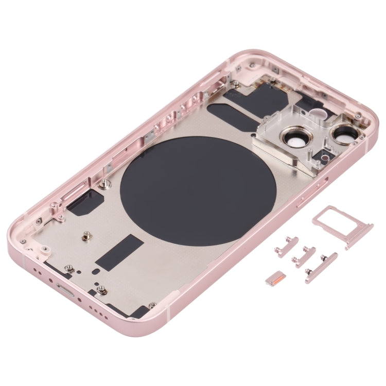 適用於iPhone 13 Mini 替換后蓋 帶相圈 卡托和邊鍵
