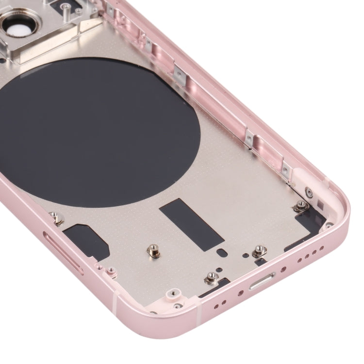 適用於iPhone 13 Mini 替換后蓋 帶相圈 卡托和邊鍵