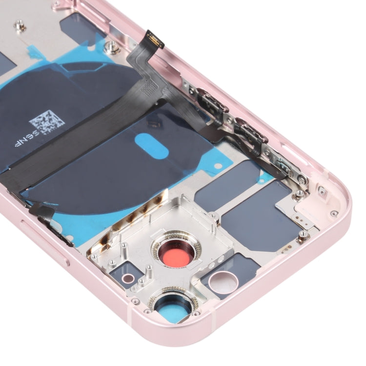 適用於iPhone 13 mini 替換后蓋帶邊鍵&無線充電模塊&開機音量排線&卡托, For iPhone 13 mini (Assembly)