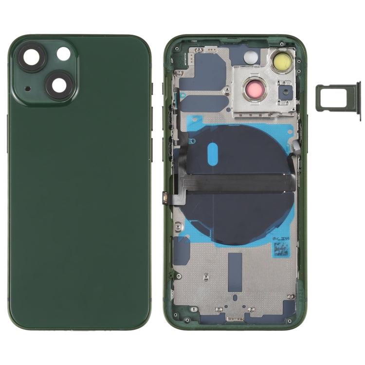 適用於iPhone 13 mini 替換后蓋帶邊鍵&無線充電模塊&開機音量排線&卡托