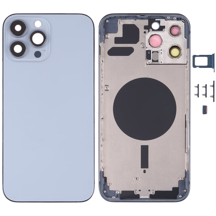 適用於iPhone 13 Pro Max 替換后蓋 帶相圈 卡托和邊鍵