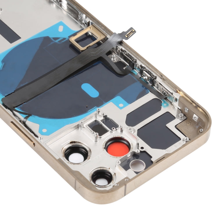 適用於iPhone 13 Pro 替換后蓋帶邊鍵&無線充電模塊&開機音量排線&卡托
