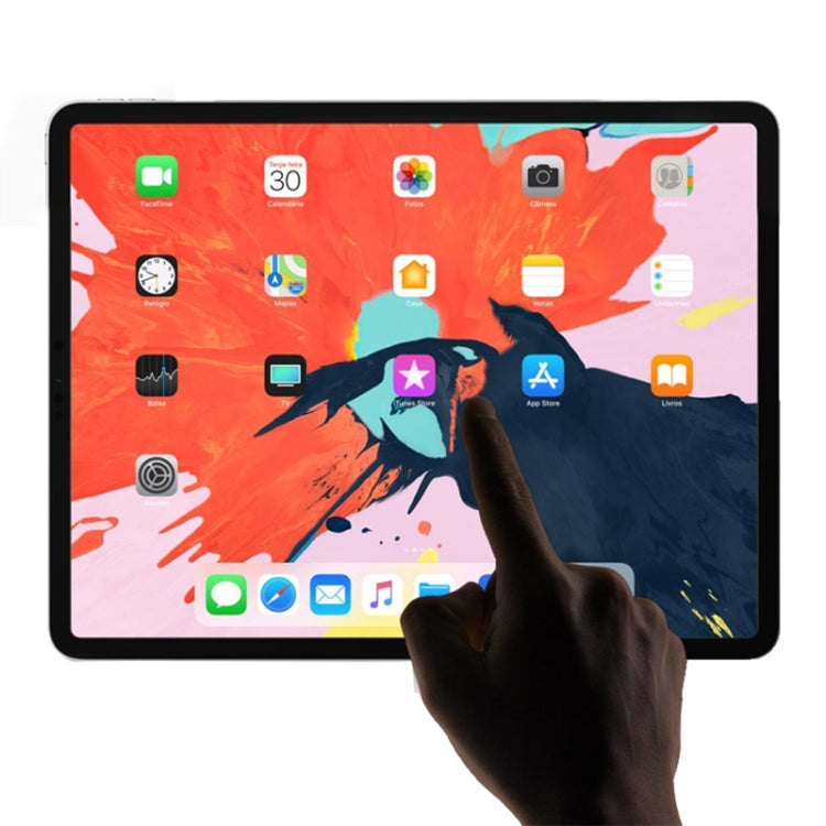 適用於iPad 4 / 3 / 2  0.33mm 9H硬度 2.5D弧邊防窺防爆鋼化玻璃膜