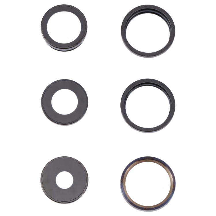 適用於iPhone 14 Pro 的相圈后攝像頭框帶鏡片 6合1套裝 , For iPhone 14 Pro, For iPhone 14 Pro(Purple)