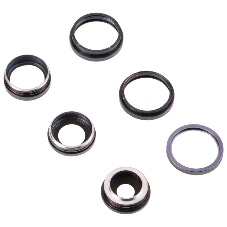 適用於iPhone 14 Pro 的相圈后攝像頭框帶鏡片 6合1套裝 , For iPhone 14 Pro, For iPhone 14 Pro(Purple)