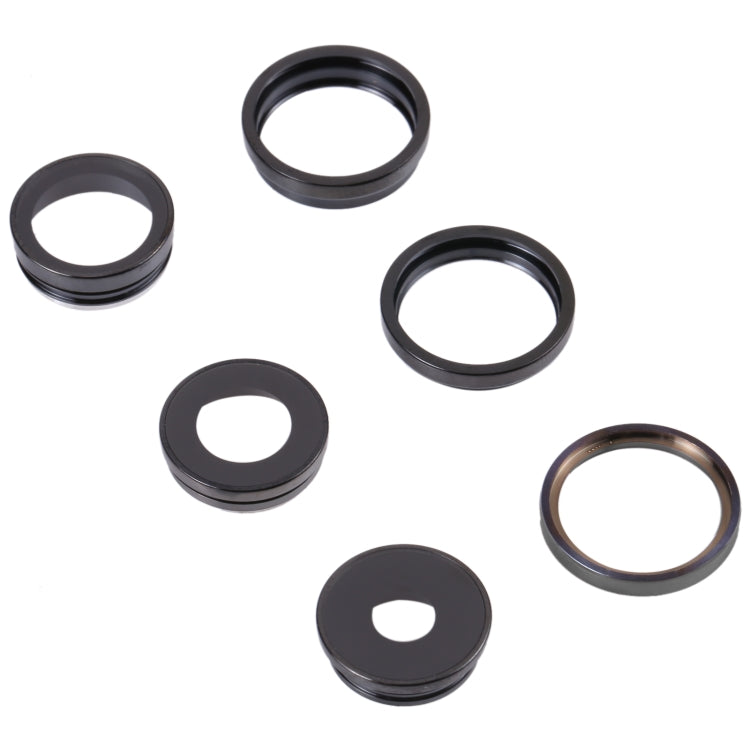 適用於iPhone 14 Pro 的相圈后攝像頭框帶鏡片 6合1套裝 , For iPhone 14 Pro, For iPhone 14 Pro(Purple)