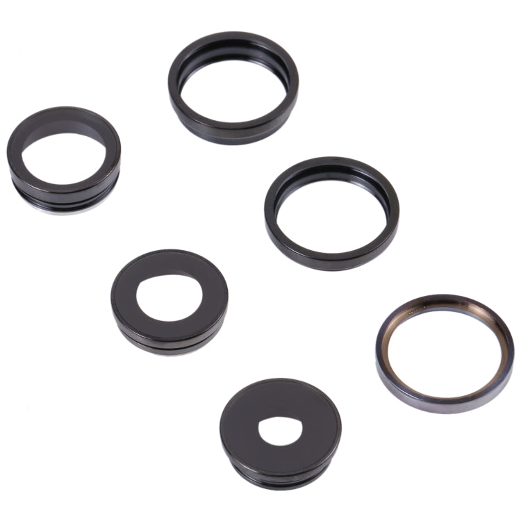 適用於iPhone 14 Pro 的相圈后攝像頭框帶鏡片 6合1套裝 , For iPhone 14 Pro, For iPhone 14 Pro(Purple)