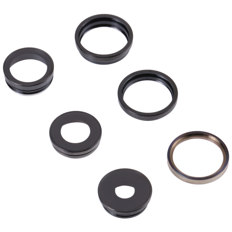 適用於iPhone 14 Pro 的相圈后攝像頭框帶鏡片 6合1套裝 , For iPhone 14 Pro, For iPhone 14 Pro(Purple)