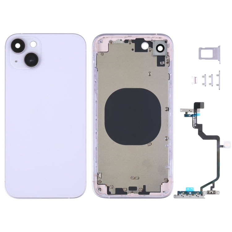 適用於iPhone XR 仿iPhone 14外觀 全套替換殼帶邊鍵&卡托&排線
