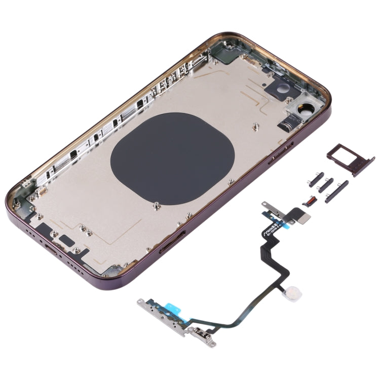 適用於iPhone XR 仿iPhone 14 Pro 外觀 全套替換殼帶邊鍵&卡托&排線