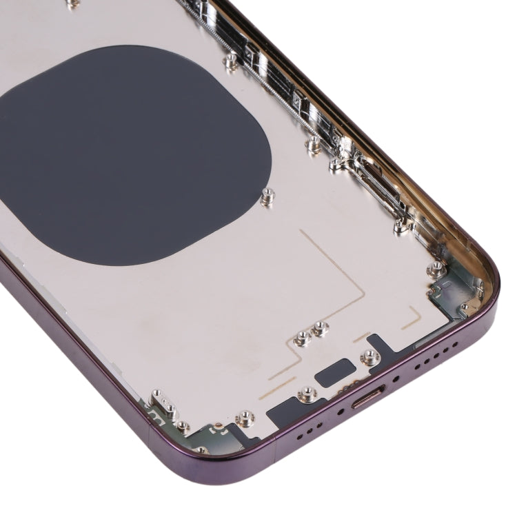 適用於iPhone XR 仿iPhone 14 Pro 外觀 全套替換殼帶邊鍵&卡托&排線