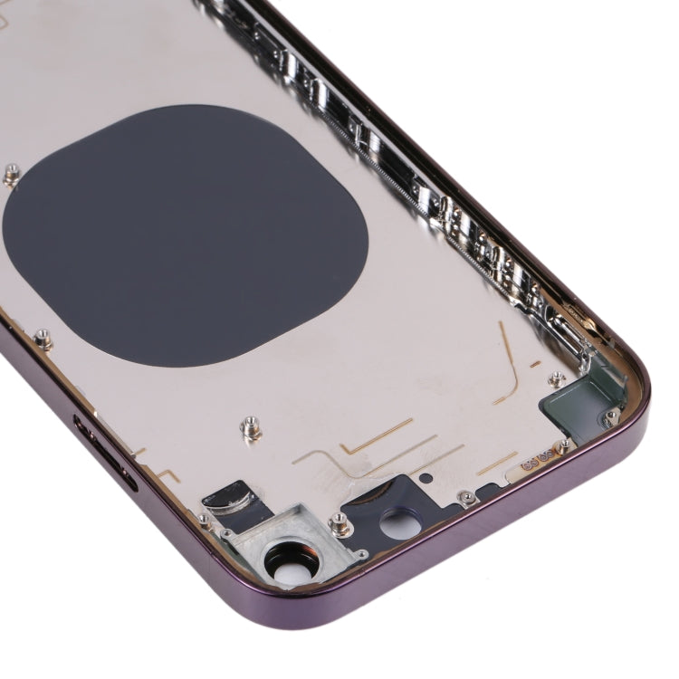 適用於iPhone XR 仿iPhone 14 Pro 外觀 全套替換殼帶邊鍵&卡托&排線