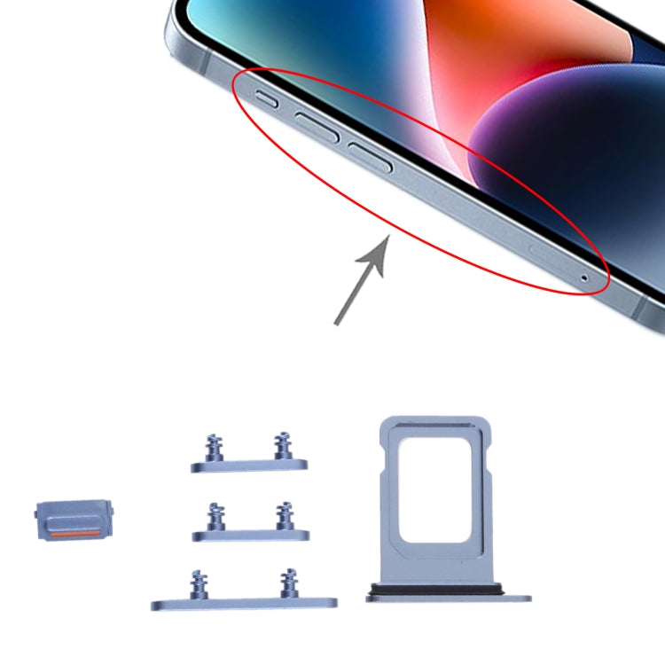 適用於 iPhone 14 雙SIM卡卡托帶開機音量鍵套裝
