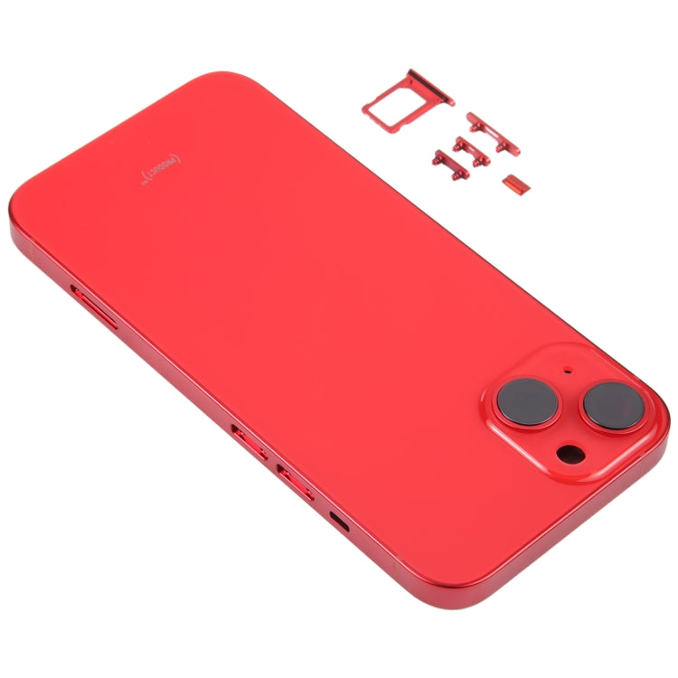 適用於 iPhone 14 電池后蓋帶中框和邊鍵, For iPhone 14 (with Middle Frame)