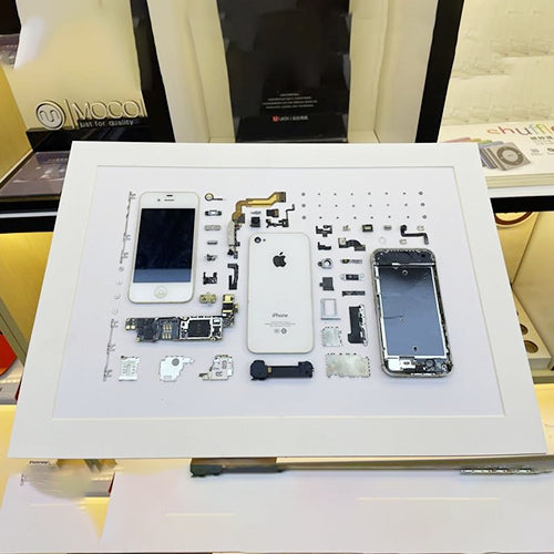 適用於蘋果4代真手機裝裱畫立體框