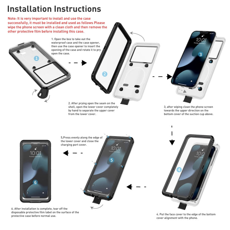 通用5.9-6.9寸 潜水套10米深度防水手機保護殼