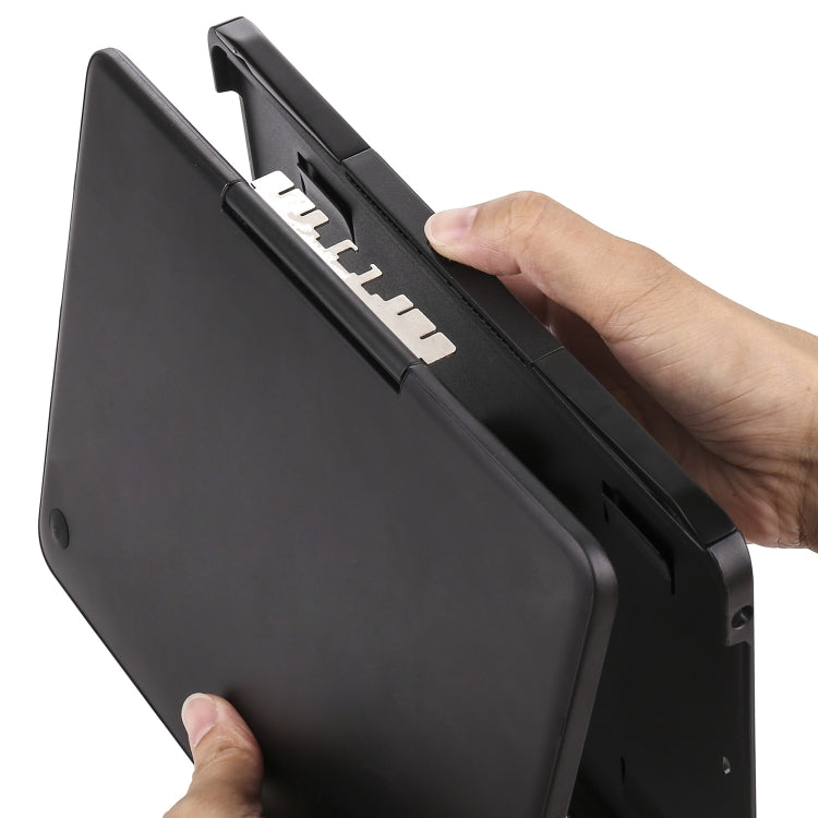 F611 適用於iPad Air 2 / 9.7  / 9.7 inch  / Air / Pro 9.7 inch 可拆卸七彩背光鋁合金底板無線藍牙鍵盤保護殼