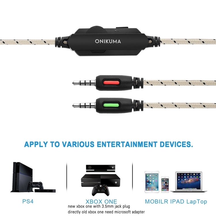 ONIKUMA K1-B 迷彩頭戴式遊戲耳機 帶麥克風