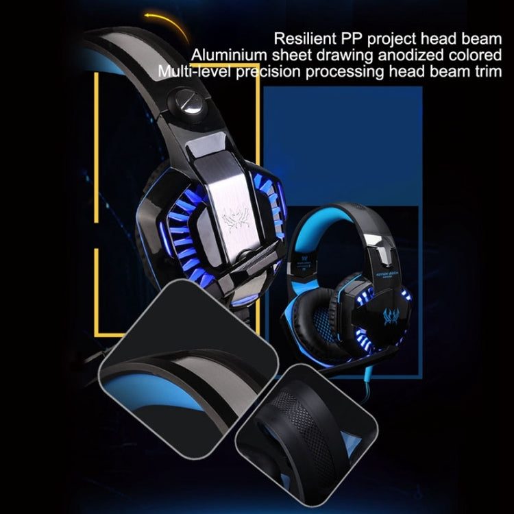 KOTION EACH G2000二代 頭戴式遊戲耳機帶麥克風和LED燈