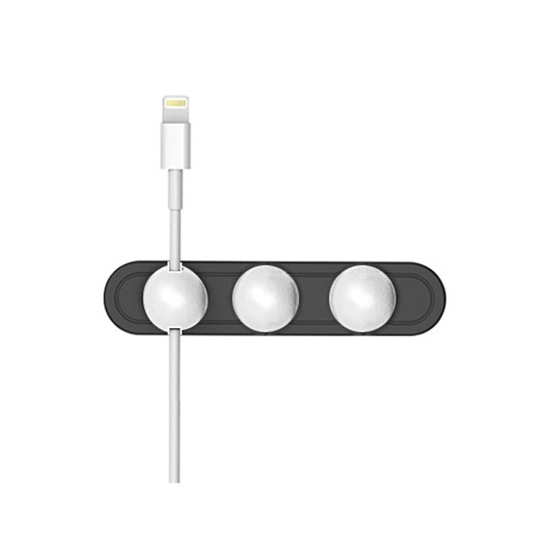 磁力收線器數據線繞線器磁吸固定器桌面收納