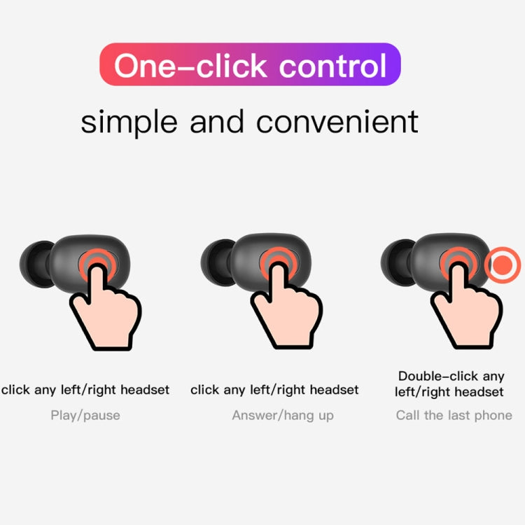 藍弦TWS T-elf 藍牙5.0版本  入耳式藍牙耳機 帶耳機充電艙