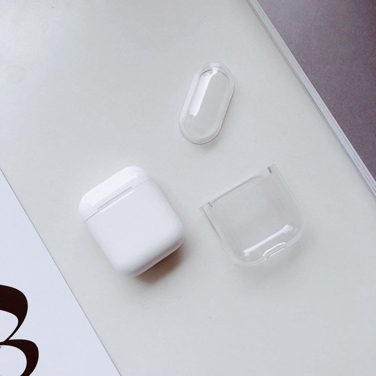 適用於蘋果 AirPods 1/2代通用透明PC保護套