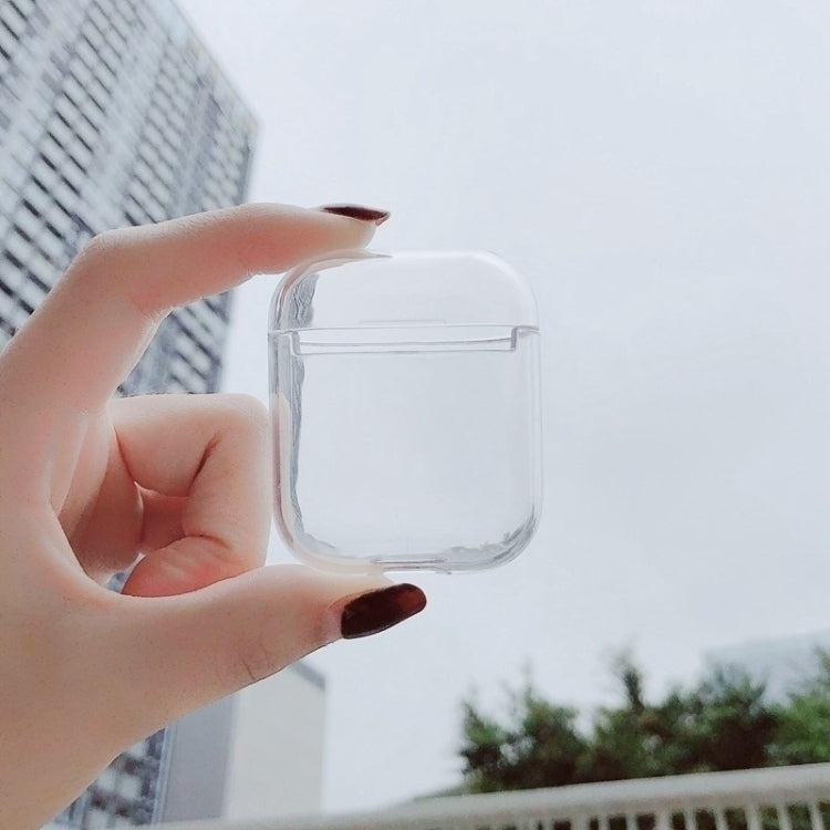 適用於蘋果 AirPods 1/2代通用透明PC保護套