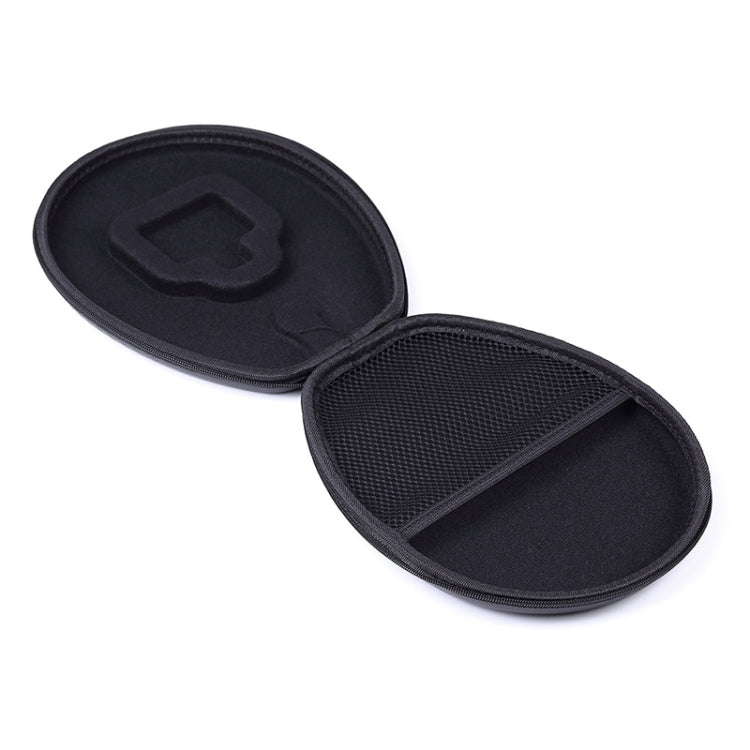 通用便攜草席紋EVA防震無線藍牙掛脖式運動耳機保護盒 適用於JBL / LG / 索尼 / 三星，尺寸：195 x 155 x35mm