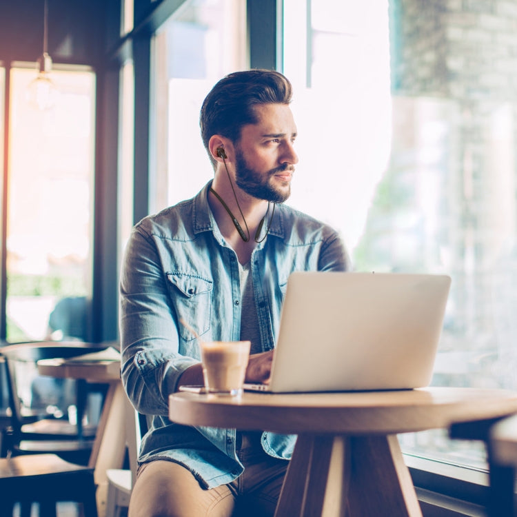 BH-I37 藍牙5.0線控式藍牙耳機內置高保真麥克風，支持通話