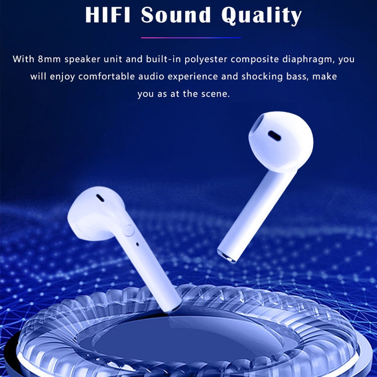 i9 無線運動TWS雙邊立體聲藍牙5.0耳機 帶充電倉 按鍵版