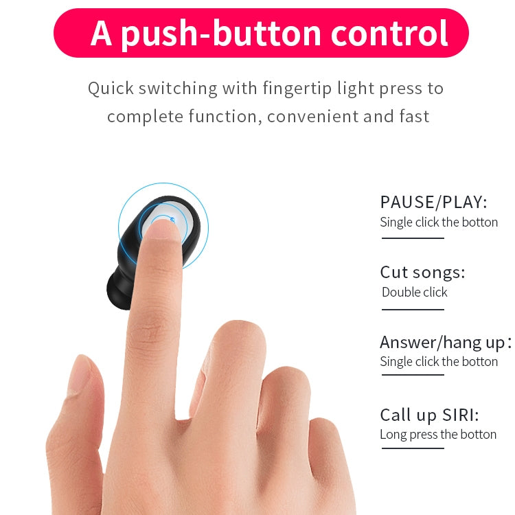 Q2 TWS藍牙5.0雙耳立體聲無線運動藍牙耳機