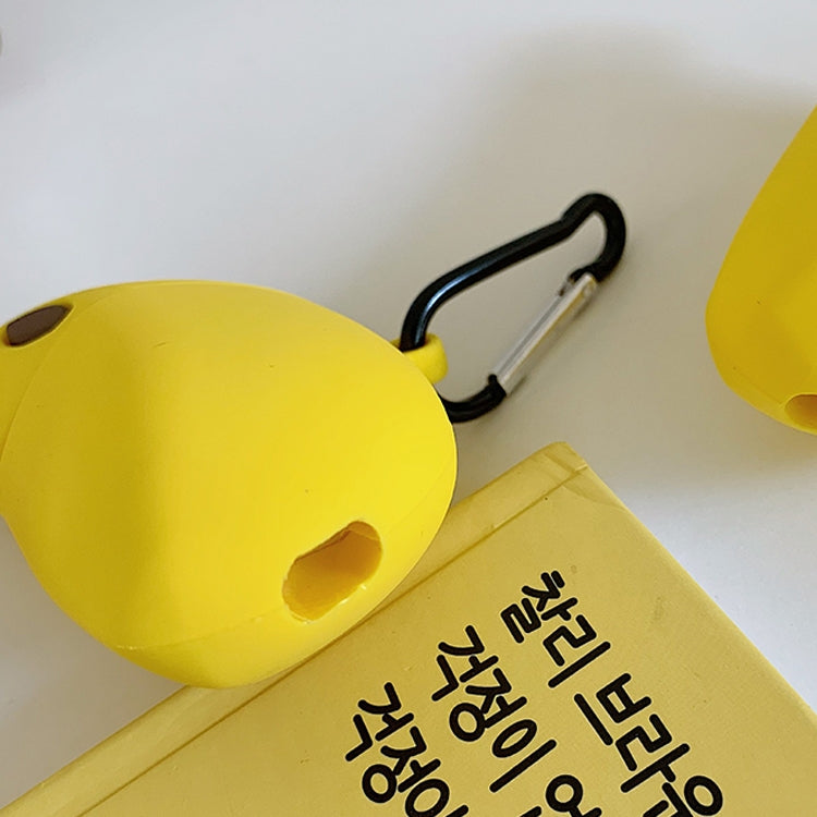 適用於蘋果 AirPods 1 / 2代 無線藍牙耳機立體香蕉硅膠防摔保護套