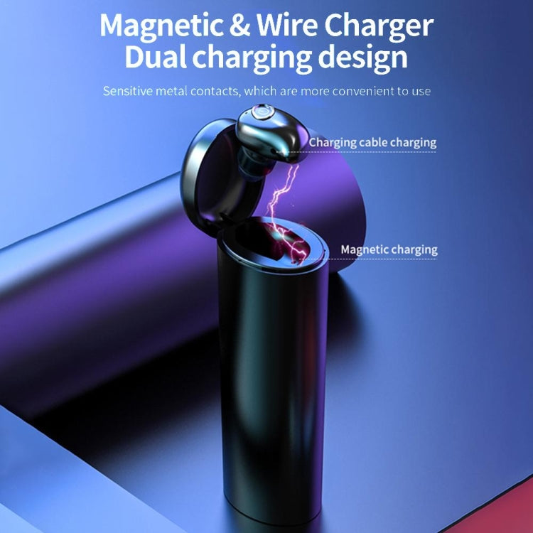 V21 迷你單耳入耳式立體聲無線藍牙5.0耳機 帶充電倉