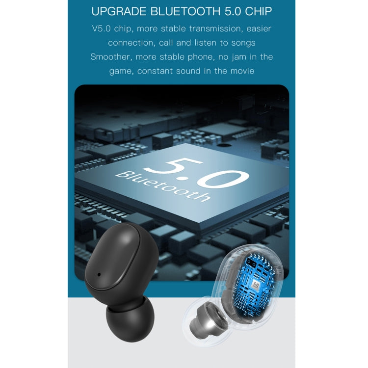H6 TWS 藍牙5.0無線藍牙耳機帶數顯&充電盒，支持Siri&高清通話