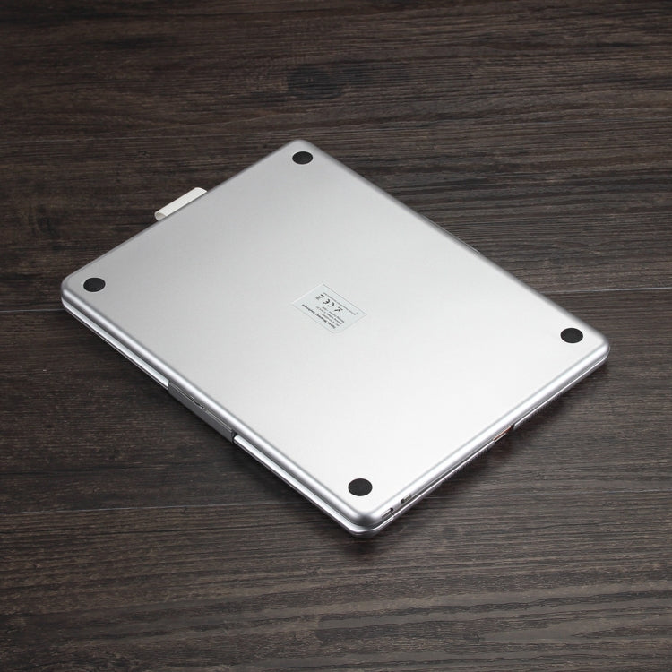 F102AS 適用於iPad 10.2寸 七彩背光可旋轉藍牙平板鍵盤皮套帶筆槽功能